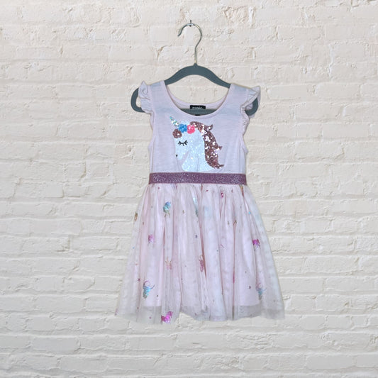 Zunie Sequin Unicorn Dress - 4T