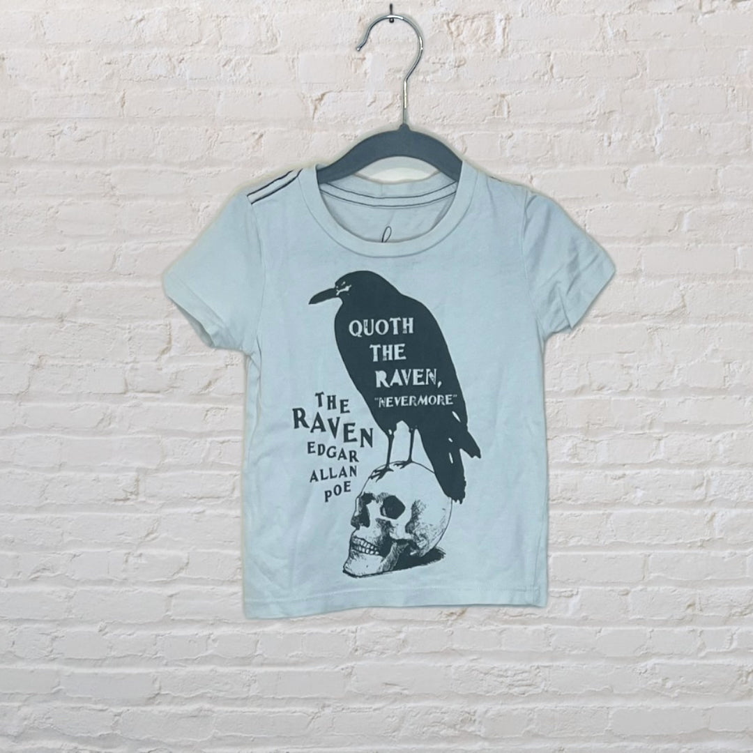 Peek Edgar Allan Poe Raven T-Shirt - 12-18