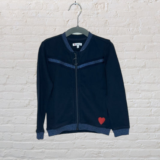 Noppies Heart Patch Zip Cardigan (3T)