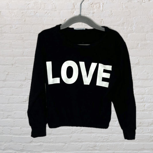 Unknown Brand 'LOVE' Elastic Waist Sweater (18-24)
