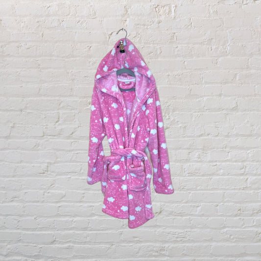 Indigo Plush Clouds Bathrobe (8-10)