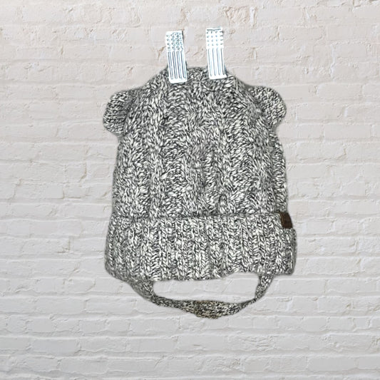 Roots Cable Knit Bear Winter Hat (12M)