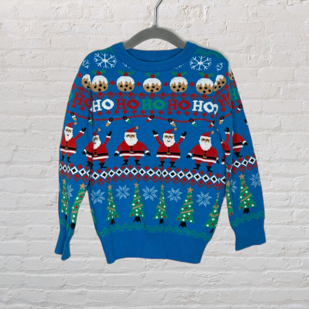 Next Fair Isles Knit Santa Sweater (4T)