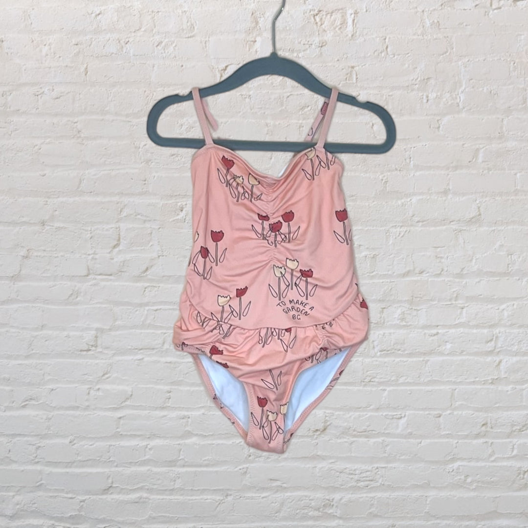 Bobo Choses 'To Make A Garden' Ruched Swimsuit  (4-5)