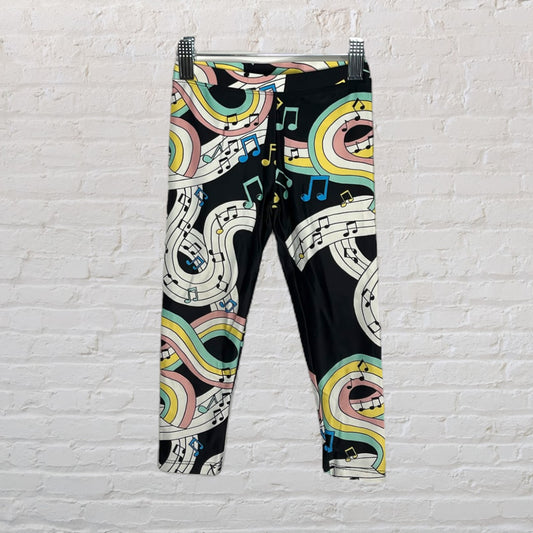 Mini Rodini Music Notes Lycra Leggings (3T)