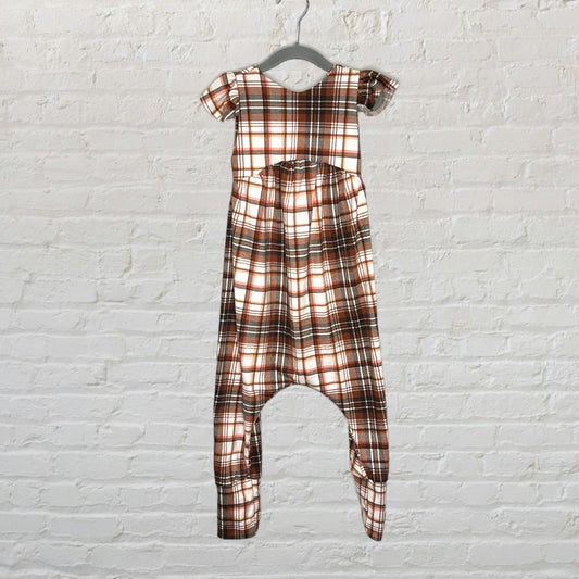 Spot The Elephant Plaid Romper (3T)