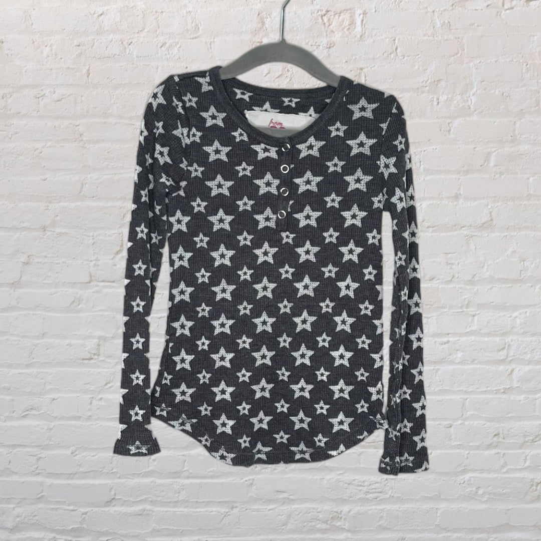 From Ruum With Love Star Print Waffle Long-Sleeve (5-6)