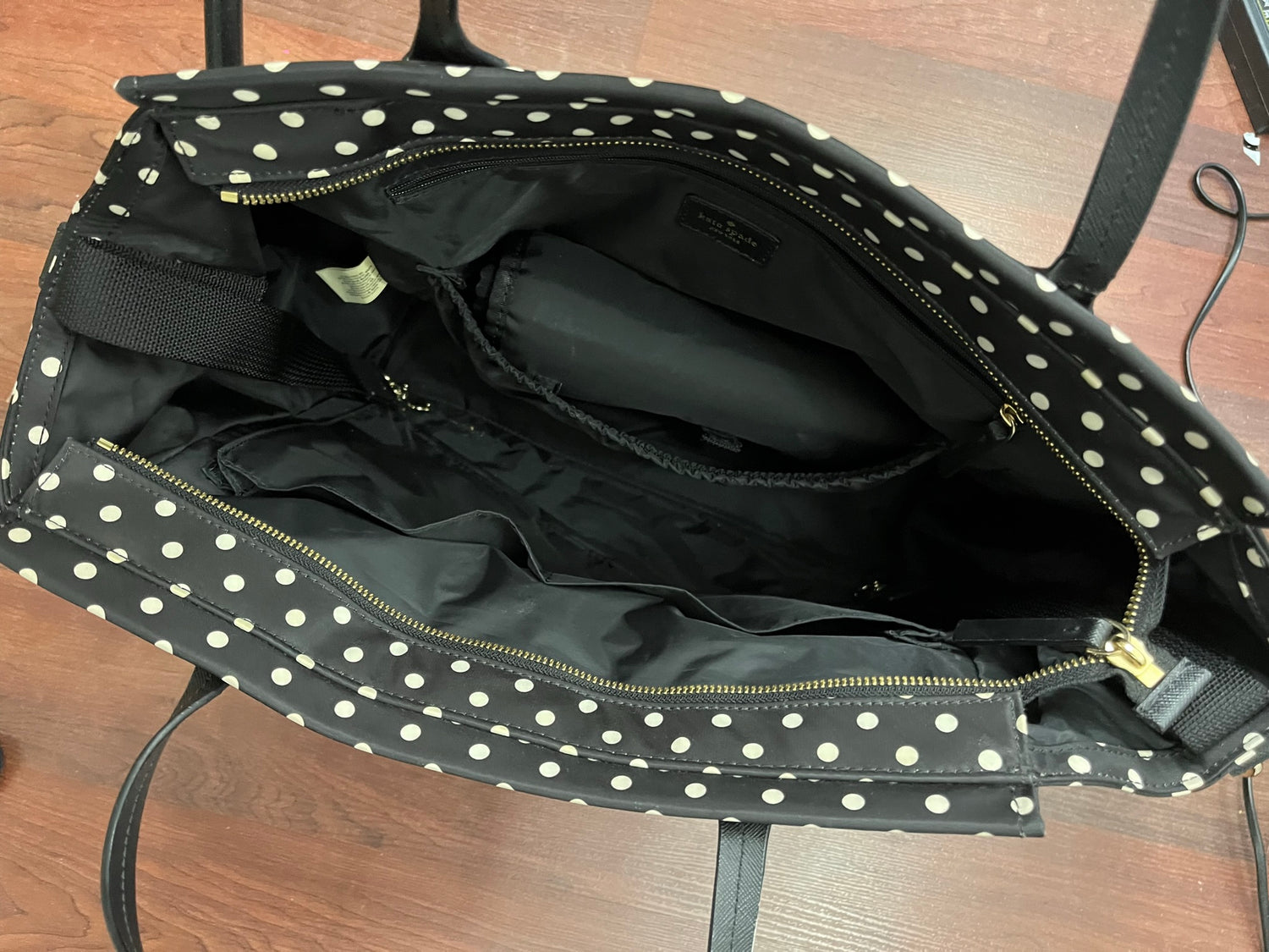 Kate spade polka dot on sale diaper bag