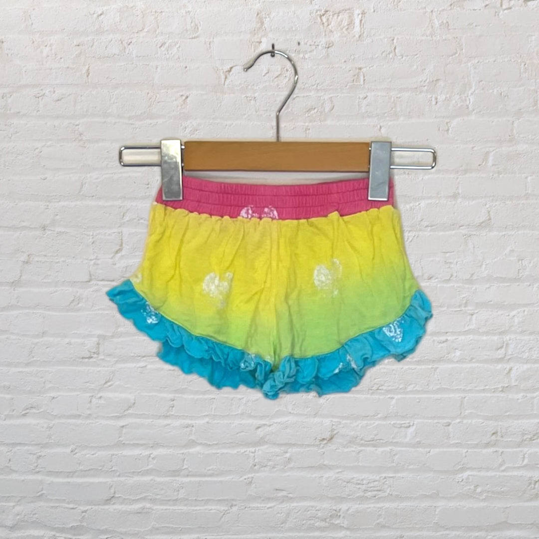 Flowers By Zoe Rainbow Ruffle Shorts - 4T