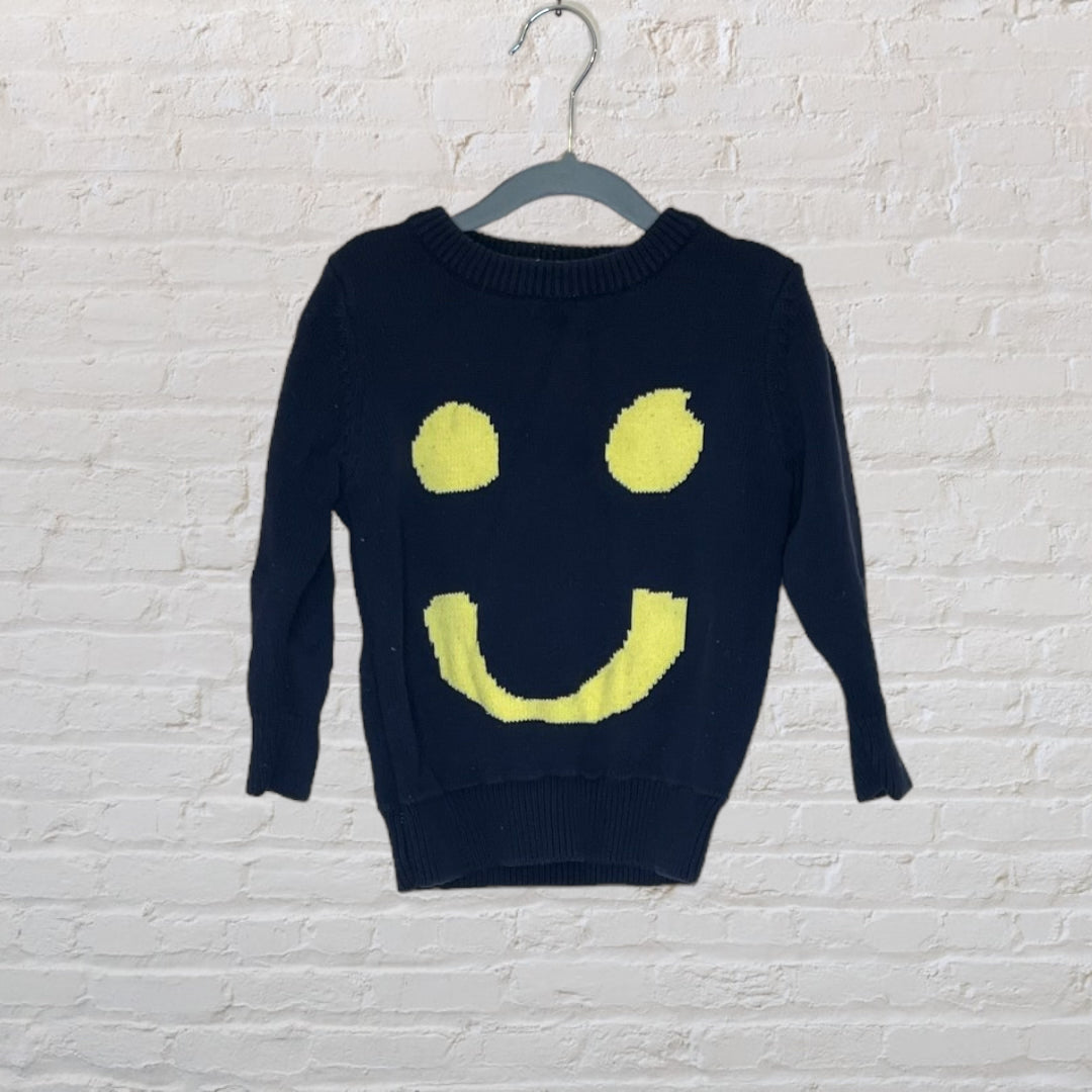 Campure Knit Happy/Sad Sweater - 4T