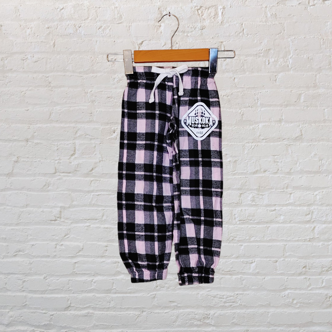 Muskoka Bear Wear Plaid Pyjama Pants (3T)