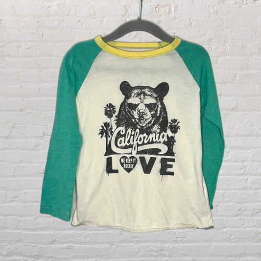 Rowdy Sprout 'California Love' Raglan Long-Sleeve (2T)