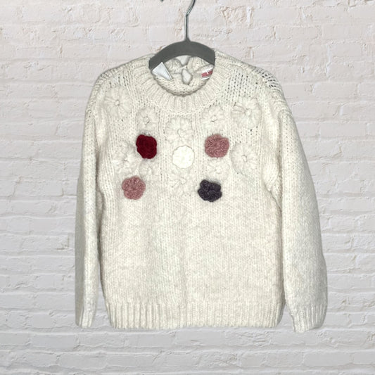 Zara Knit Flower Sweater (3T)