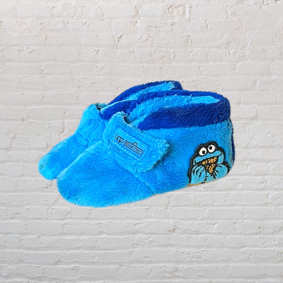 UGG x Sesame Street Plush Cookie Monster Slippers (Footwear 5)