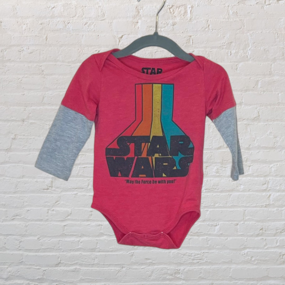 Star Wars 'May The Force Be With You' Onesie (9M)