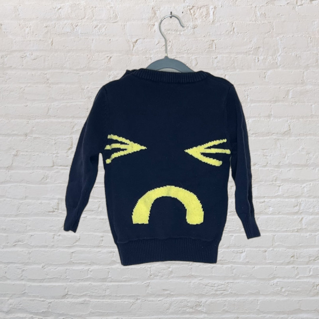 Campure Knit Happy/Sad Sweater (4T)
