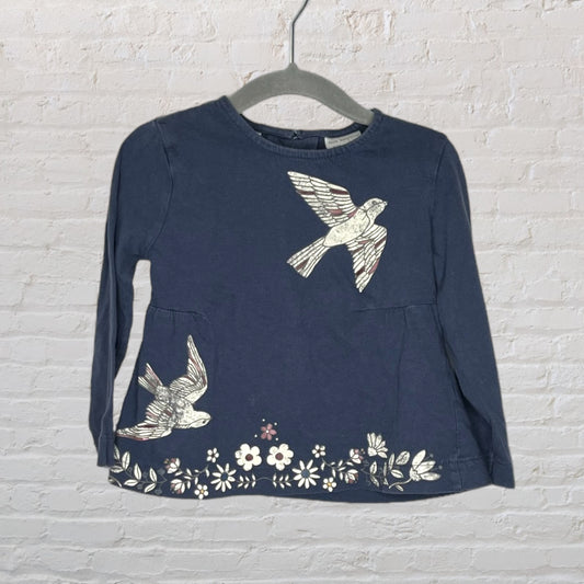Zara Floral Bird Long-Sleeve (3T)
