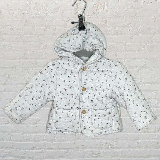 Zara Floral Muslin Spring Jacket (6-9)