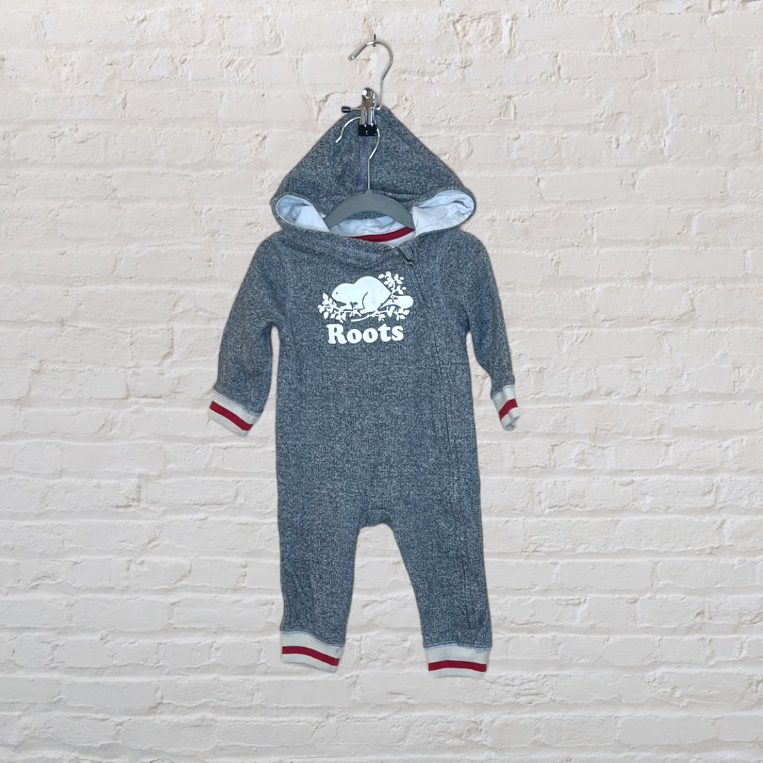Roots Cabin Collection Hooded Romper - 6-12