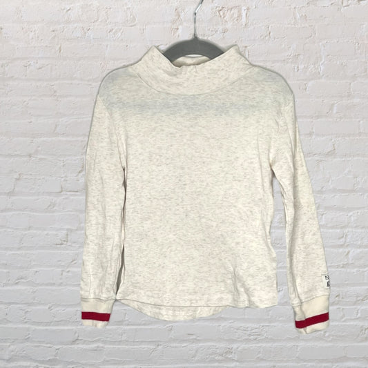 Roots Cabin-Collection Marled Mock-Neck (4T)