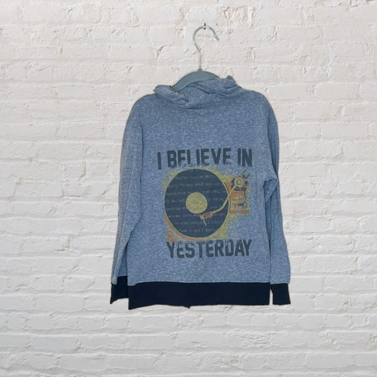 Rowdy Sprout 'I Believe In Yesterday' Lightweight Zip Hoodie - 6