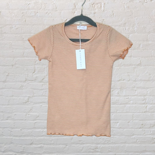 Jamie Kay Ribbed Lettuce-Edge T-Shirt (5T)