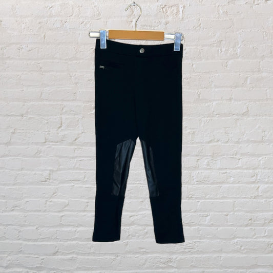 Zara Faux Leather Panel Leggings (9)