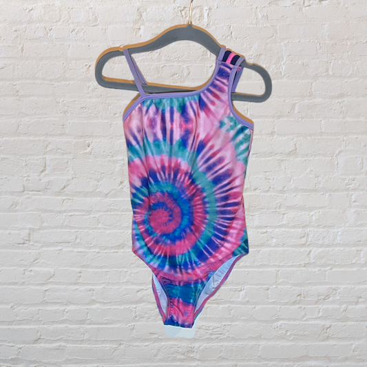 Jill Yoga Asymmetrical Tie-Dye Swimsuit (4T)