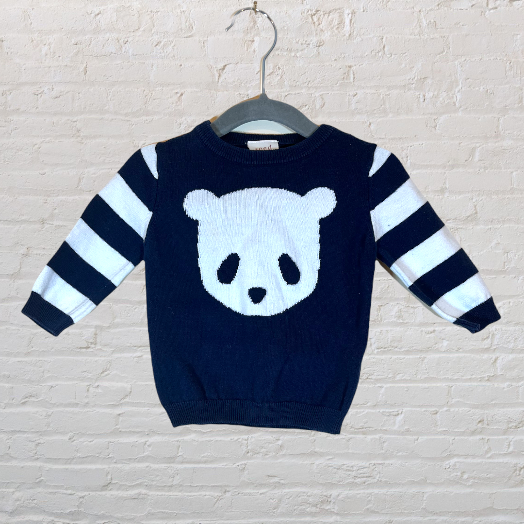 Seed Heritage Bear Sweater (3-6)