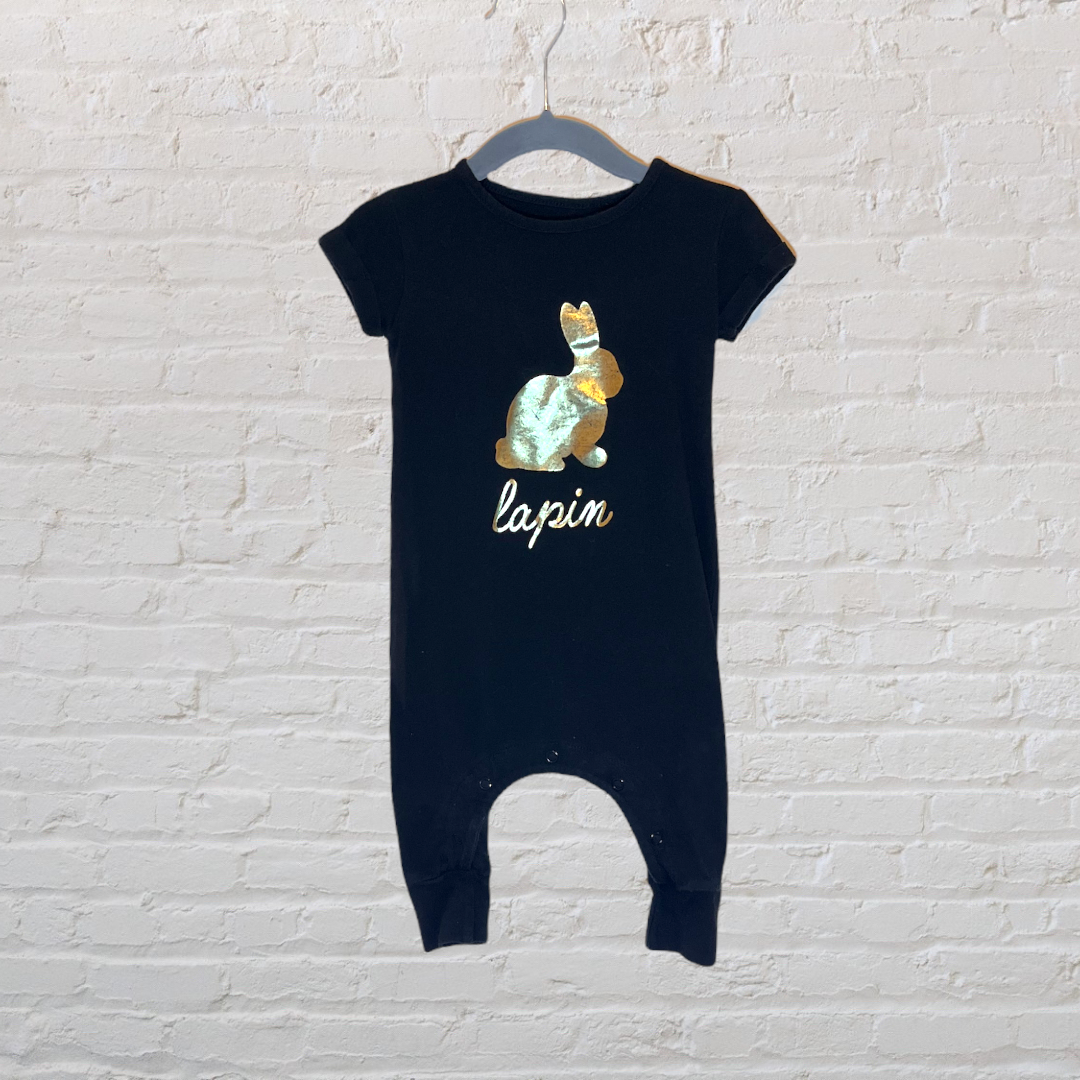 The Whimsical Fox "Lapin" Romper (3-6)