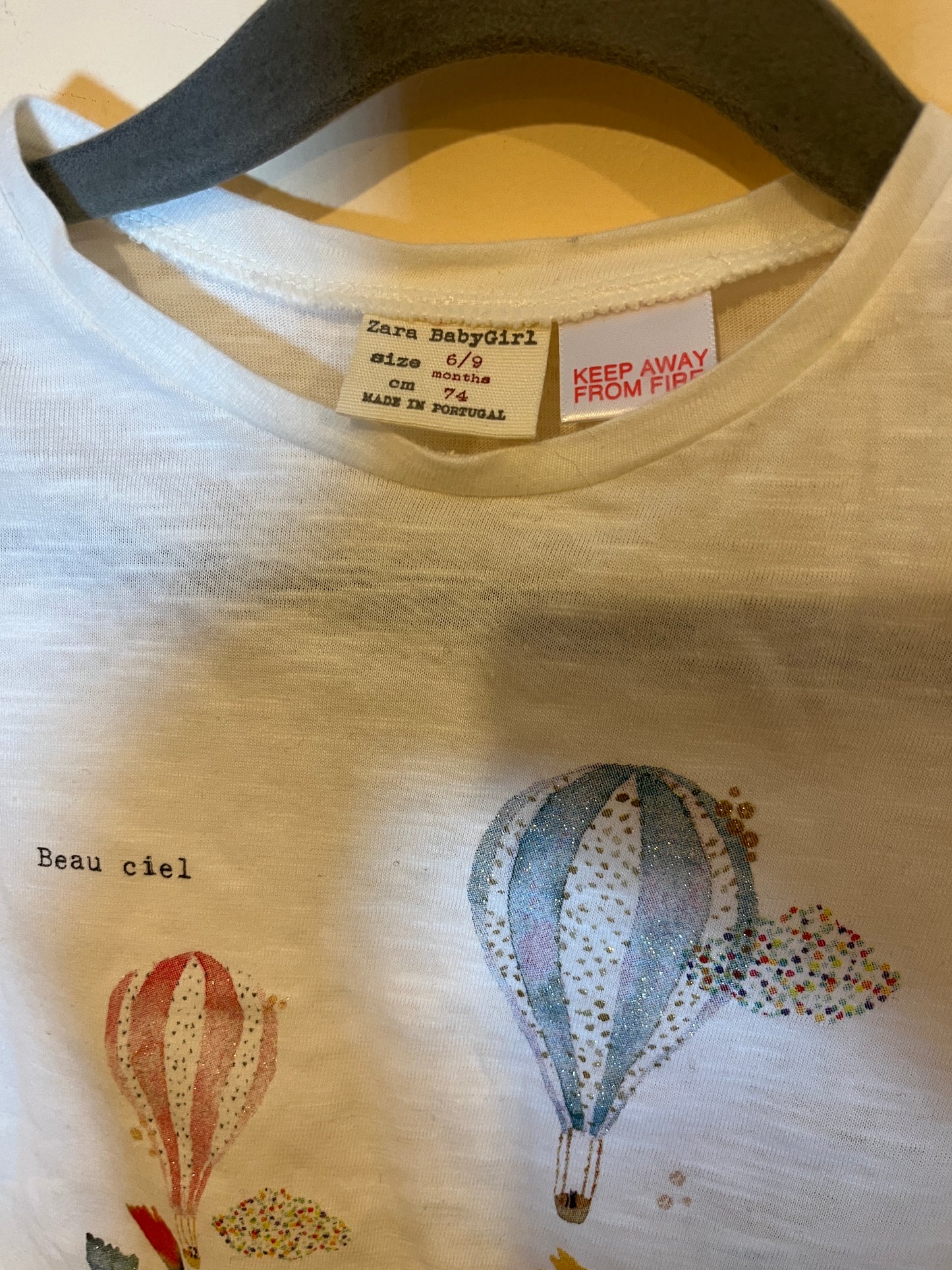 Zara "Beau Ciel" T-Shirt (6-9)
