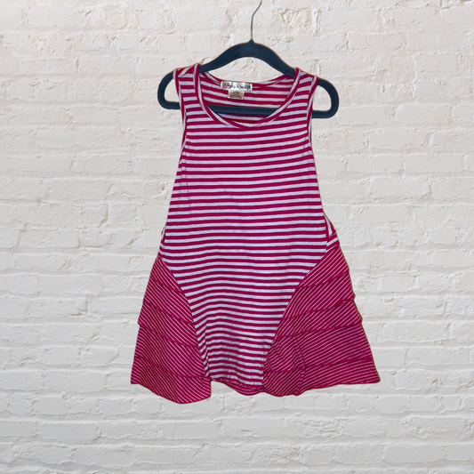 Ragdoll & Rockets Striped Dress With Layered Skirt (4T)