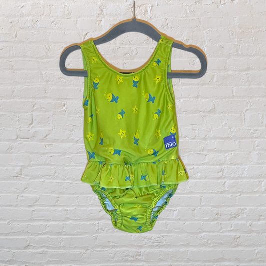 Bambino Mio Peplum Swimsuit With Built-In Swim Diaper (9M)
