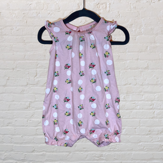 Gap Floral Polka Dot Romper (3-6)