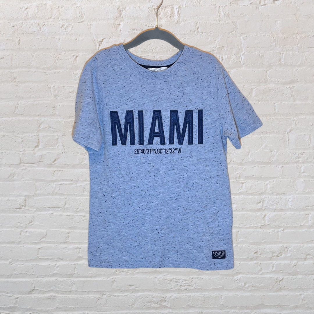 H&M "Miami" Coordinates Speckled T-Shirt (7-8)