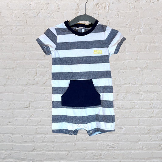 Boss Striped Romper (6M)