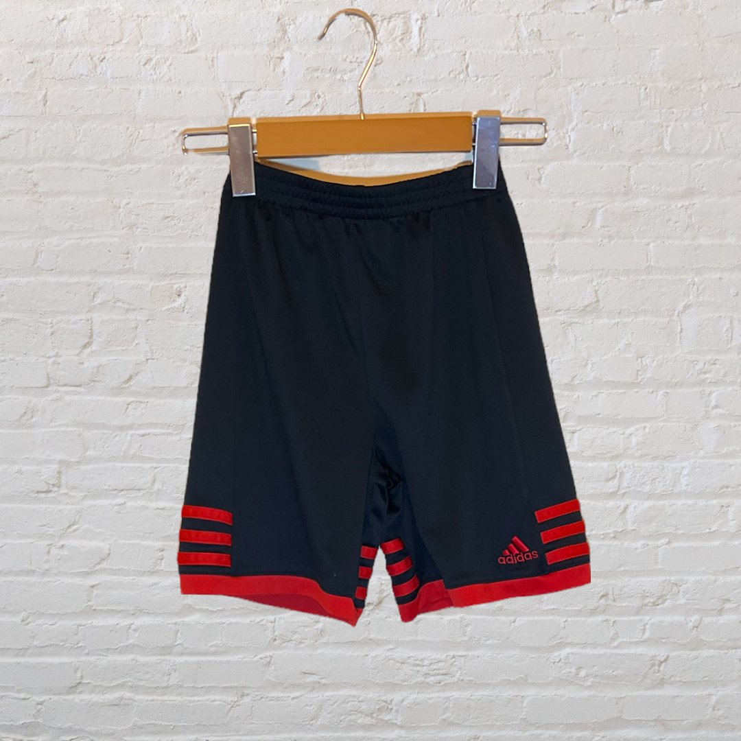 Adidas Red Stripe Athletic Shorts (6)