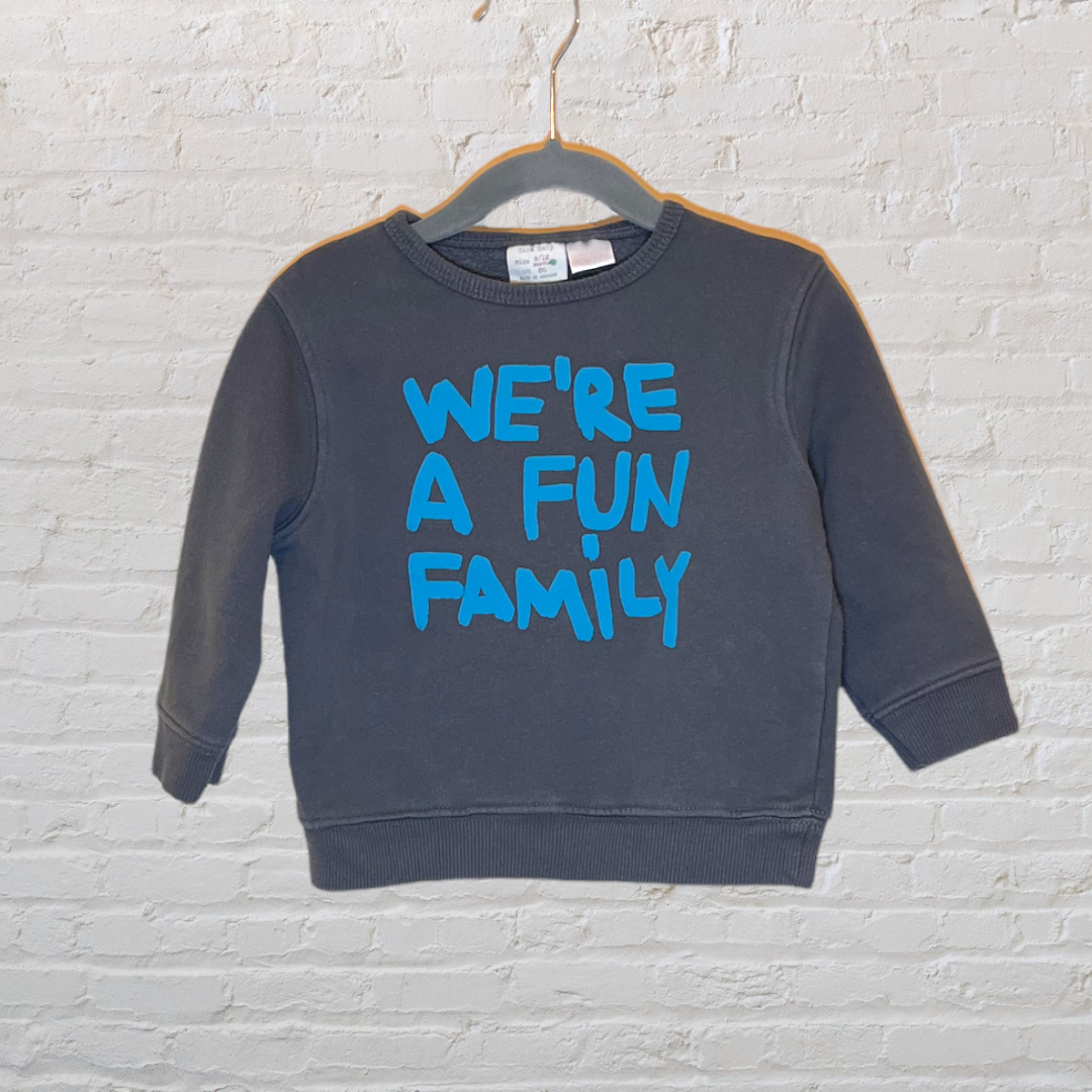 Zara “We’re A Fun Family” Sweater (9-12)