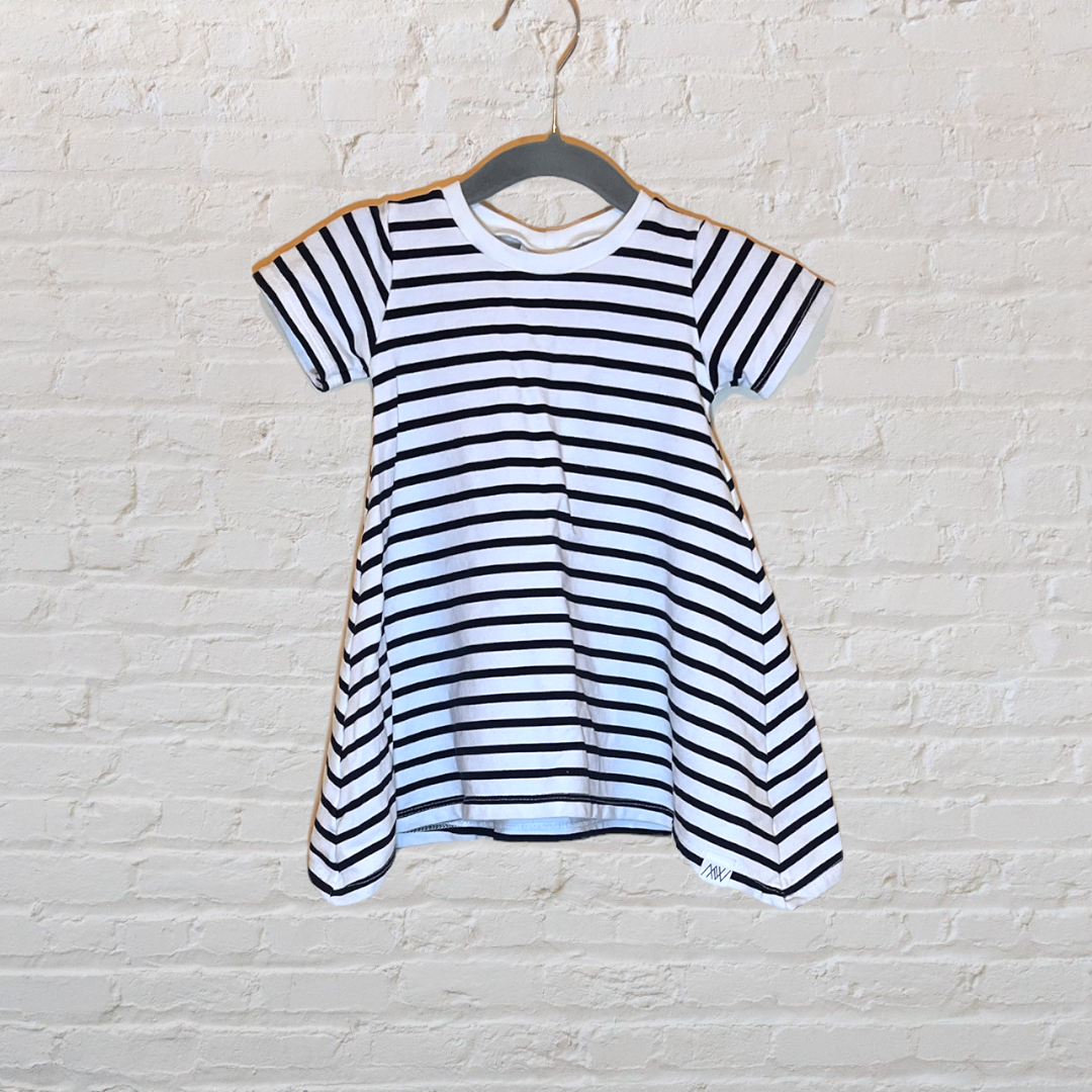 Mini Way Co. Striped Swing Dress (6-12)