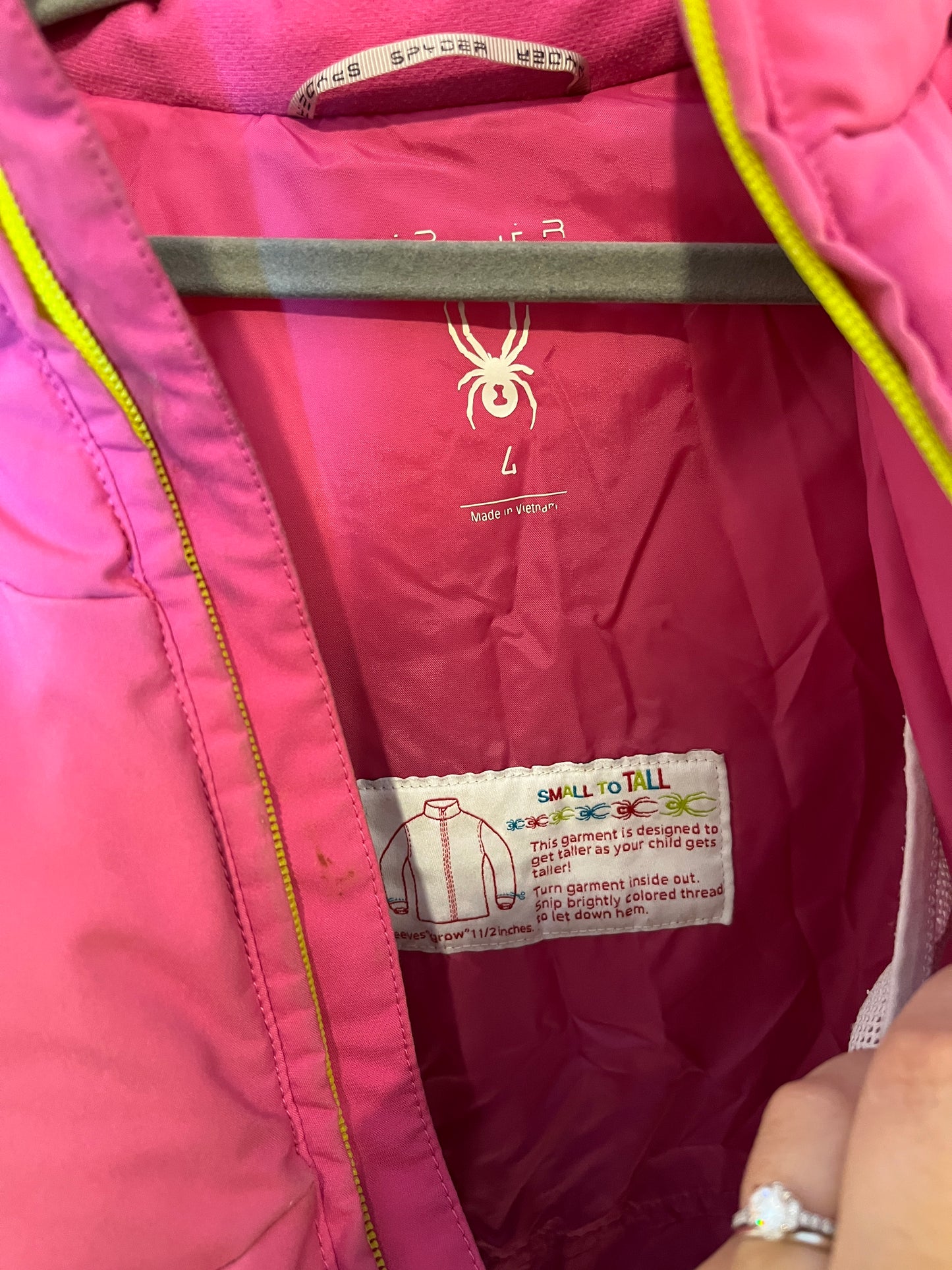 Spyder Small-To-Tall Ski Jacket (4T)*