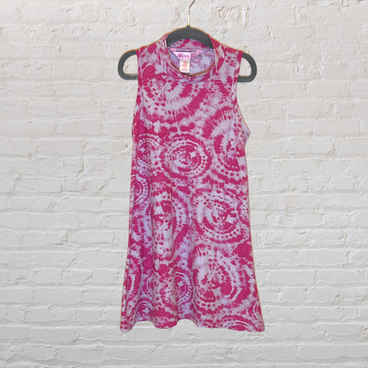 1st Kiss Tie-Dye Mock Neck Dress (6)