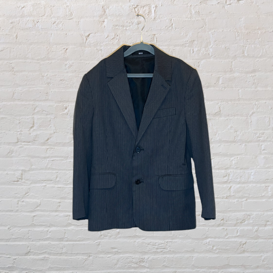 Hugo Boss Pinstripe Suit Jacket (10)