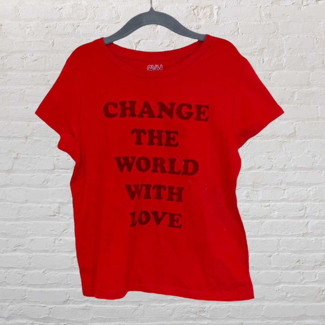 Gymboree "Change The World With Love" T-Shirt (5-6)