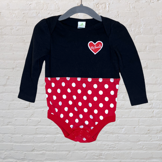 Disney Minnie Mouse Long-Sleeved Onesie (6-12)