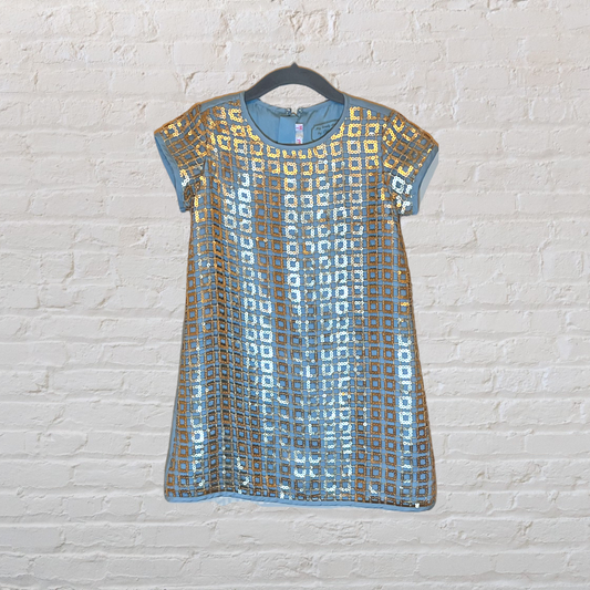 Billieblush Sequin Overlay Dress (4T)