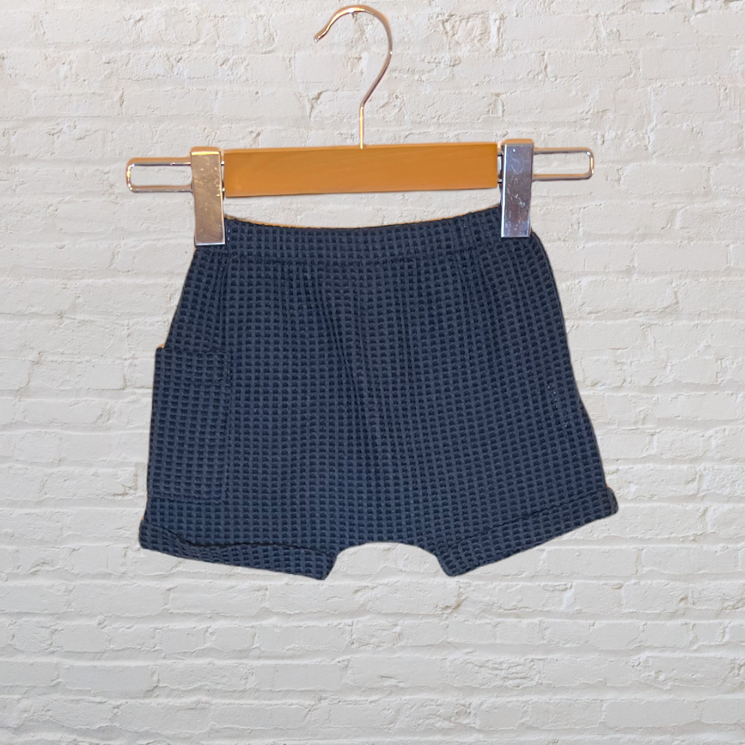PatPat Waffle Knit Harem Shorts (Two Colours Available) (18M)