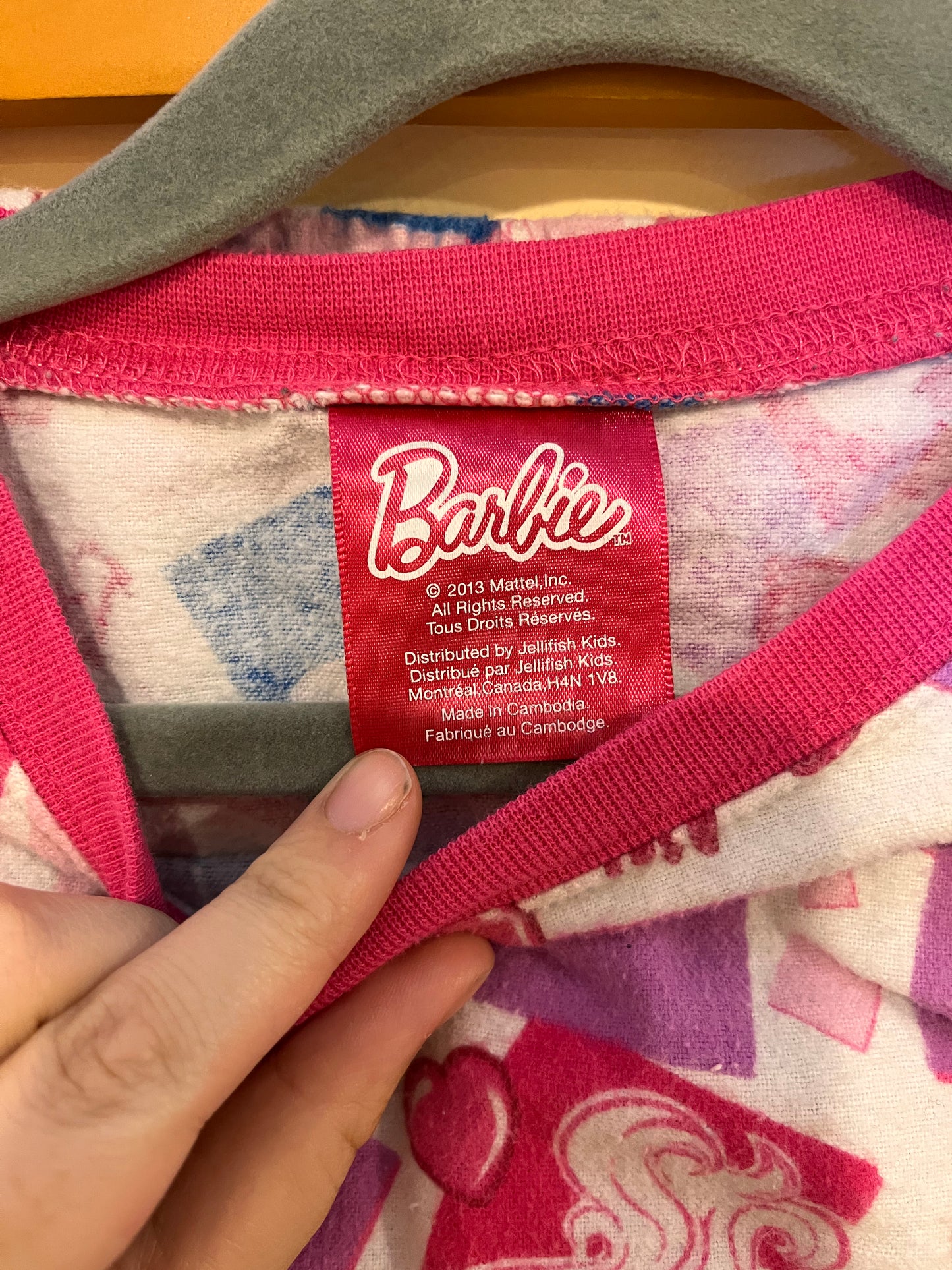 Barbie Bows & Hearts Pyjamas (4T)