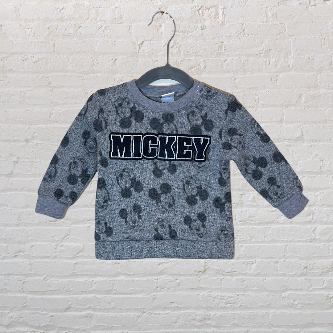 Disney Knit Mickey Crewneck (6-12)