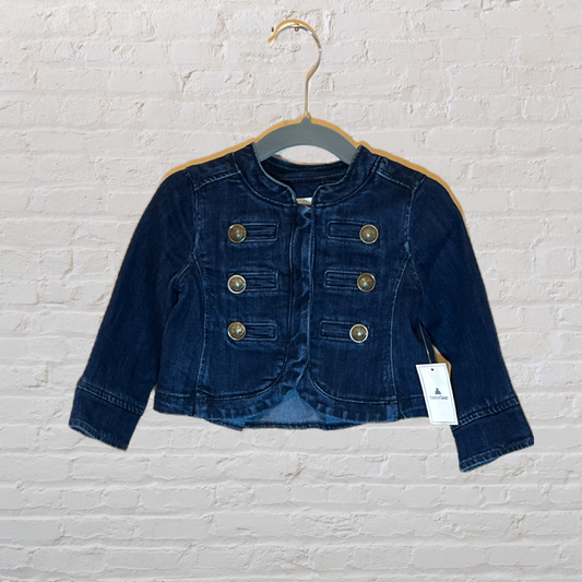 NEW! Gap Snap-Up Denim Jacket (12-18)