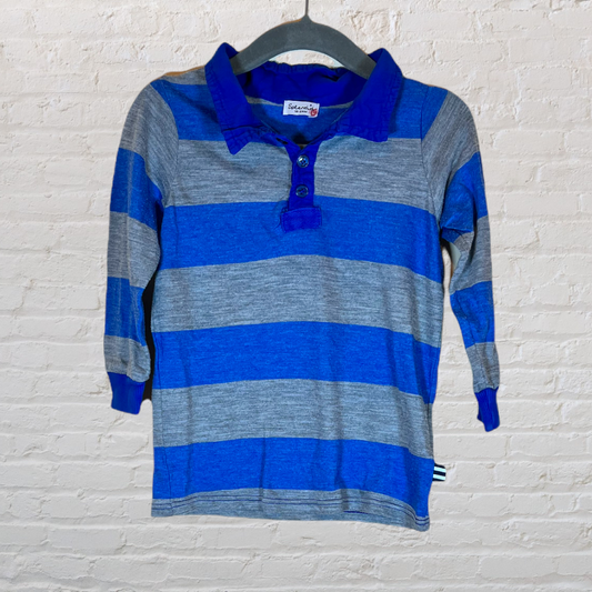 Splendid Striped Collared Long-Sleeve (18-24)